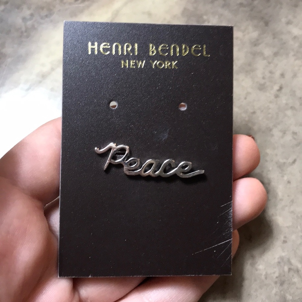 Henri Bendel Peace Cuff Earring